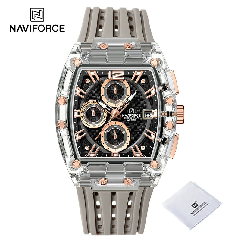 Relojes NAVIFORCE multifunción de cuarzo para hombre.