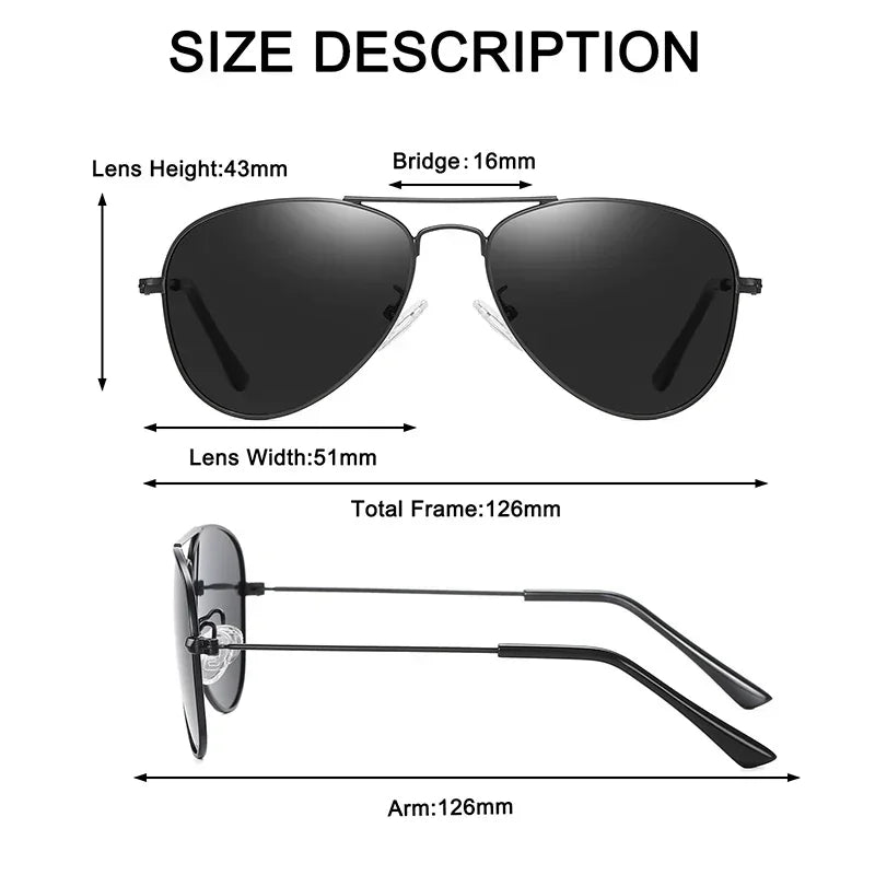 Gafas de sol polarizadas clásicas para niños.