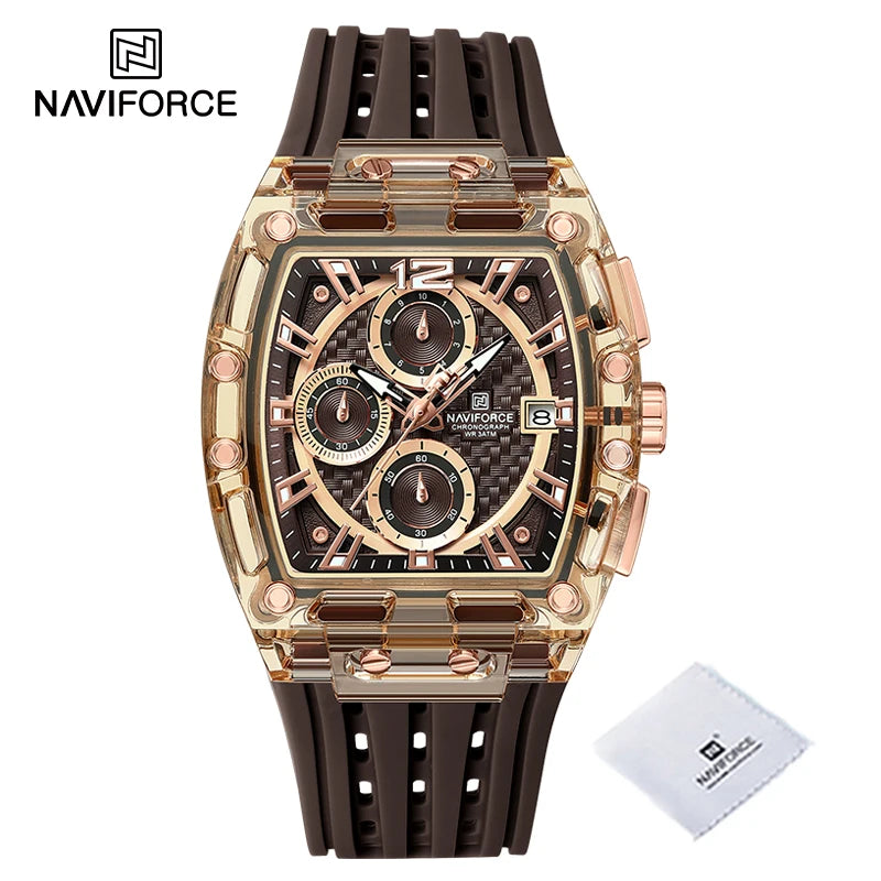 Relojes NAVIFORCE multifunción de cuarzo para hombre.