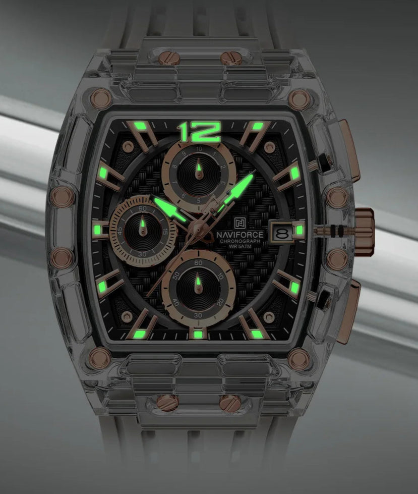 Relojes NAVIFORCE multifunción de cuarzo para hombre.