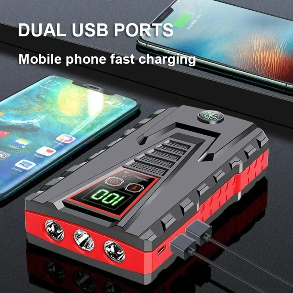 Arrancador de emergencia para coches.