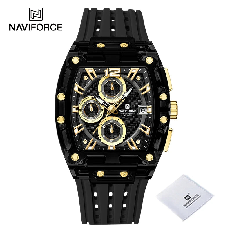 Relojes NAVIFORCE multifunción de cuarzo para hombre.