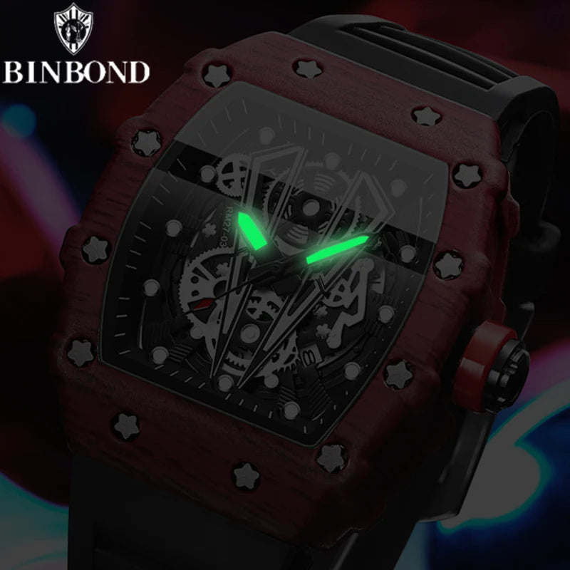 Reloj de pulsera, con espejo curvo.