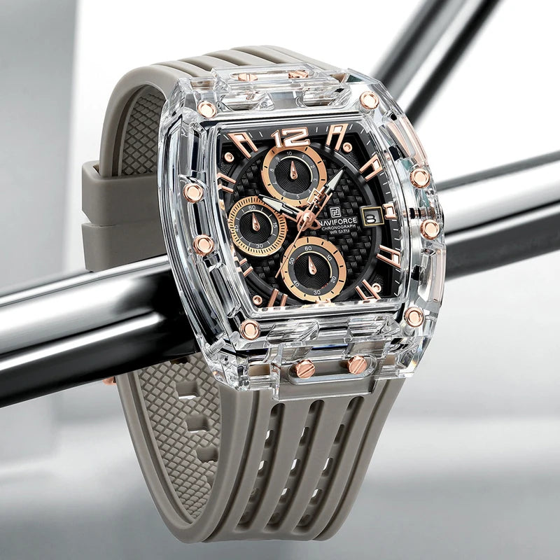 Relojes NAVIFORCE multifunción de cuarzo para hombre.